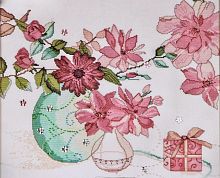 Набор для вышивки крестиком Pastel Floral Design Works 2769