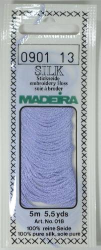 0901 шовкове муліне Madeira Silk Dusky Blue фото 2